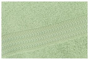 Asciugamano verde in puro cotone, 70 x 140 cm - Foutastic