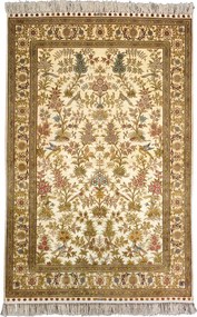 Hereke Tappeto 120 x 190 Beige (Cina) Annodato A Mano
