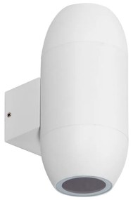 Applique Ovale Bidirezionale IP65 GU10 per esterni, Grande - Bianca Colore del corpo Bianco