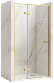Porta doccia Rea Atlas 80 Brush Gold