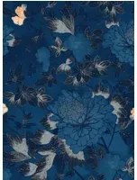 Mindthegap Carta da parati The Cantonese Garden - Indigo Blue/ Light Blue/ Peach