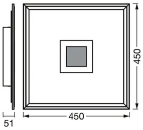 Ledvance- LED RGBW Plafoniera dimmerabile SMART+ PLANON LED/24W/230V Wi-Fi
