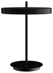 Lampada da tavolo LED nera in metallo con paralume in metallo con intensità regolabile (altezza totale 41,5 cm) Asteria Table – UMAGE
