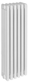 Radiatore acqua calda EQUATION in acciaio 4 colonne, 7 elementi interasse 685 cm, bianco