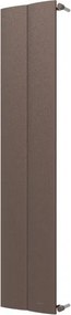 Termoarredo bagno DE'LONGHI 185.2x36.2 cm interasse 1800 mm marrone serie Palace
