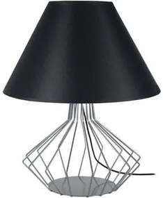 Tosel  Lampade d’ufficio lampada da soggiorno tondo metallo alluminio e nero  Tosel