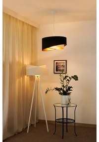 Brilagi - Lampadario LED a sospensione con filo LYRA 1xE27/15W/230V nero/color crema/oro