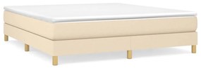 Giroletto a molle crema 180x200 cm in tessuto