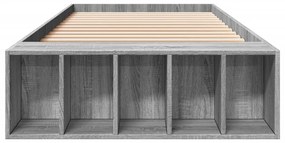 Giroletto grigio sonoma 90x190 cm in legno multistrato