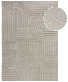 Tappeto in lana grigio 120x170 cm Zen Garden - Flair Rugs
