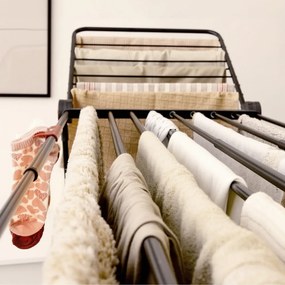 Stendino nero Infinity Flex 30m - Vileda