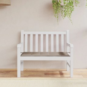 Cuscino Per Panca Tortora 120x50x3 Cm İn Tessuto Oxford /