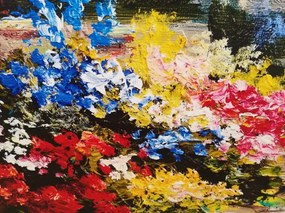 Stampa su tela – Pittura a olio di paesaggio