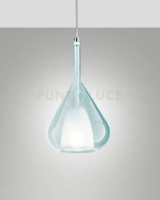 Edison 3481-59-244 vetro azzurro piccolo completo di cavo x kit luci