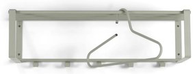 Attaccapanni da parete verde polveroso in metallo con scaffale 70 cm Rex – Spinder Design
