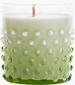 Candela profumata fatta a mano a una fiamma Hobnail (mandorla & vaniglia)