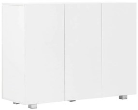 Credenza bianco lucido 107x35x80,5 cm