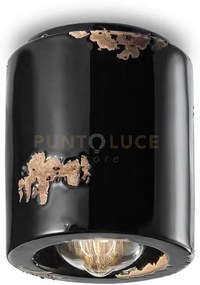 Plafoniera vintage nero c986(vin)