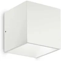 Applique Moderna Rubik Alluminio Bianco Led 8,5W 3000K Luce Calda