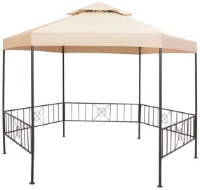 Gazebo Padiglione Tenda Da Giardino 323x265 Cm /