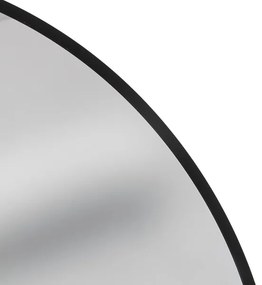 Atmosphera - Specchio da parete ALICE Ø 70 cm nero