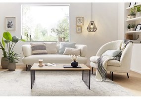 Eglo 424801 - Tavolino da salotto AUKSIDE 53,5x100 cm marrone/nero