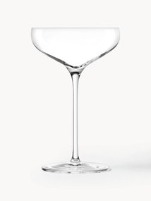 Set di 6 coppe champagne in cristallo Swing
