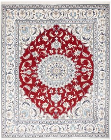 Nain Tappeto 250 x 200 Rosso (Iran) Annodato A Mano