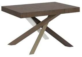 Tavolo allungabile 90x140/244 cm Volantis Noce telaio 4/C