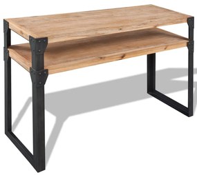 Tavolo Consolle İn Legno Massello Di Acacia 120x40x85 Cm /