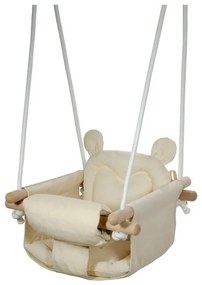 2Kids Toys - Altalena tessile per bambini color crema/faggio