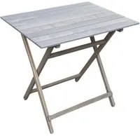 Tavolino picnic grigio in legno da cm 100 x 60