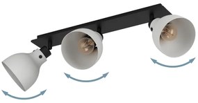 Eglo 43829 - Faretto MATLOCK 3xE27/40W/230V