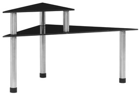 Mensola Da Cucina Nera 49,5x35x26 Cm İn Vetro Temperato /