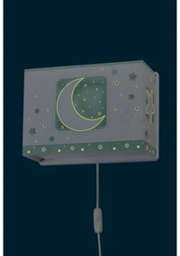 Dalber D-63238H - Applique per bambini MOONLIGHT 1xE27/60W/230V