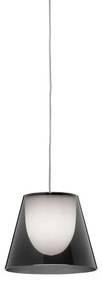 Flos KTribe Suspension 1 Lampada A Sospensione 24 cm a luce diffusa con diffusore esterno Fume