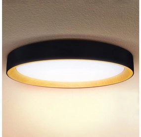 Brilagi - Plafoniera LED dimmerabile LARIOS LED/72W/230V nero Ø 59 cm + telecomando