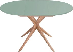 Tavolo da pranzo rotondo allungabile con estensione ø 90 cm Jubi – Ragaba