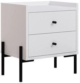 Comodino bianco Mayra - Marckeric