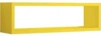 Mensola da parete rettangolare colore Giallo 60x17 cm mod. Regolo