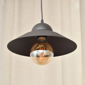 Lampadario a sospensione con filo SORAPIS 1xE27/15W/230V nero