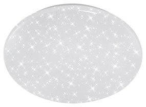 Plafoniera Moderna Vipe Plastica Bianco Led Integrato 12W 4000K