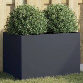Fioriera Antracite 62x30x29 Cm İn Acciaio /