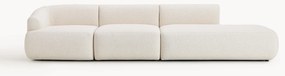 Chaise longue componibile 2 posti in bouclé Sofia
