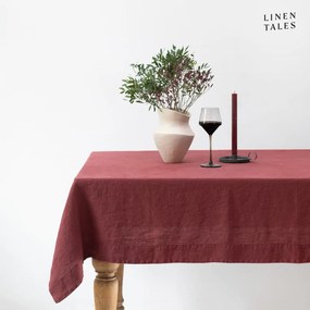 Tovaglia in lino 140x250 cm Marsala – Linen Tales