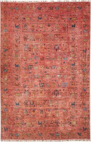 Samarkand Tappeto orientale 160 x 250 Viola (Pakistan) Annodato A Mano