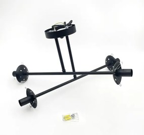 Brilagi - Plafoniera da soffitto MALIVA 4xE14/15W/230V nero/bianco