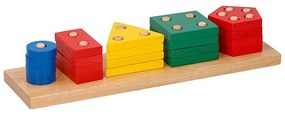 Gioco di Costruzioni con Blocchi 20 Pezzi 1,4 x 8,6 x 31 cm Legno