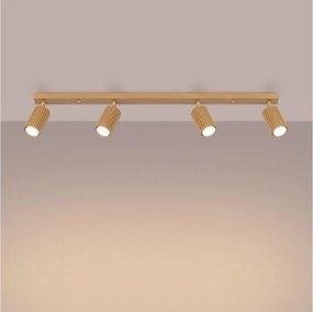 Brilagi - Faretto LED CRESTO 4x GU10/10W/230V dorato