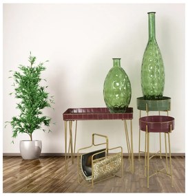 Portariviste in metallo color oro Trivola Glam - Mauro Ferretti